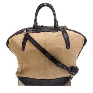 Alexander Wang canvas and leather top handle bag